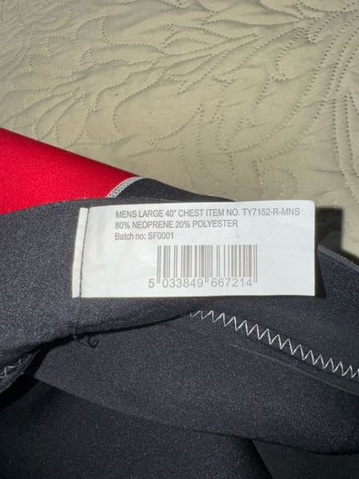 Mens wetsuit