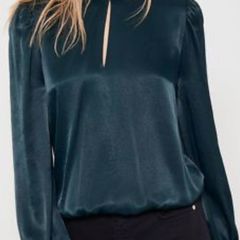 Mint Velvet long sleeve blouse