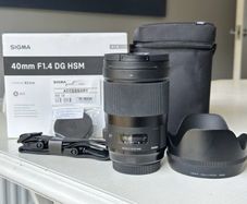 Sigma Art 40mm Fl.4 DG HSM Canon EF Mount Cine Lens - Black
