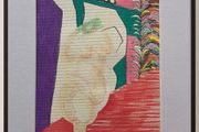 Original art Original Figurative Artwork on paper A4 Mounted contemporary Irish Art abstract painting