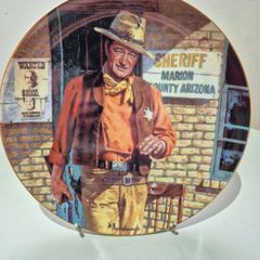John Wayne "American Legend" Franklin Mint Collector Plate Mint Condition