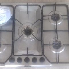 Stoves 5-burner gas hob - stainless steel