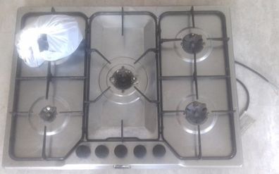Stoves 5-burner gas hob - stainless steel
