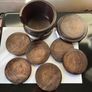 Vintage handcarved ebony wood coasters Image 6