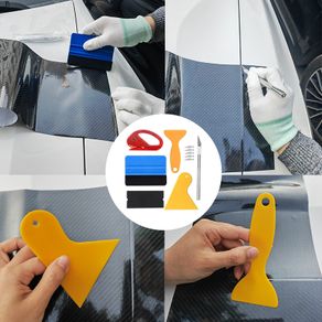 Car Film Wrap Tool Kit Squeegee Set Vinyl Scraper Cutter for Vehicle Window Tint Car Accessories Wrapping Tools