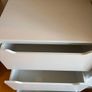 White 3 Drawer Chest Excellent Condition Image 2