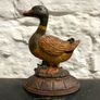 Antique Cast Iron Duck Doorstop. Image 2