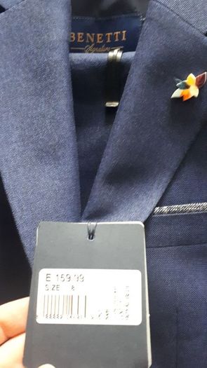 Boys 5 Piece Blue Royal Benetti Suit (Age8, Chest 28)