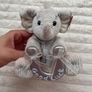 Elliot & Buttons Elephant Plush Good Luck Lucky Horseshoe approx.14 cm. Please see photos Image 2