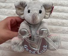Elliot & Buttons Elephant Plush Good Luck Lucky Horseshoe approx.14 cm. Please see photos