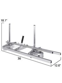 Chainsaw Mill Planking Milling 36 Inch Guide Bar Wood Lumber Cutting Portable Sawmill Aluminum Steel Chain Saw Mill