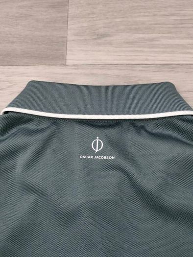 Oscar Jacobson Long Sleeve Golf Polo Shirt Mens Medium
