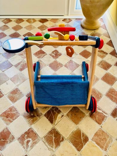 Car Wooden Baby Walker