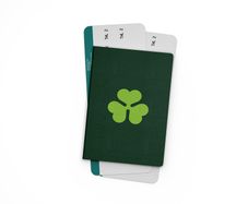 Aer Lingus Retro Shamrock Passport Holder Cover