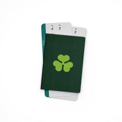 Aer Lingus Retro Shamrock Passport Holder Cover