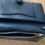 Coach Pebbled Black Leather Phone Wristlet Wallet Image 9