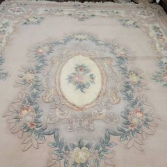 Rug Chinese Aubusson hand knitted