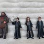 Set of 4 figures Schleich Hermione Hagrid Harry Ron Used Please see photos Image 2