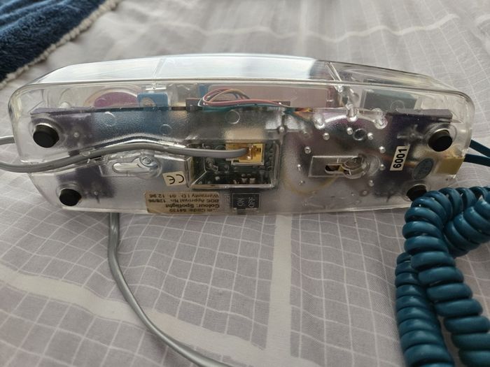 Vintage 90s Clear Telephone