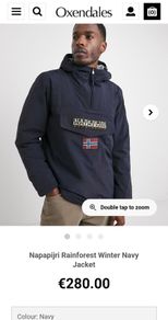 mens jacket anorak Napapijri Brand new