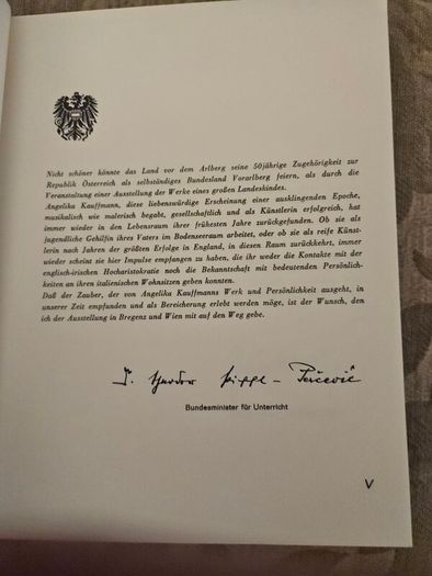 Angelika Kauffmann Und Ihre Zeitgenossen. First Edition Paperback In Good Condition. See Photos For Same.