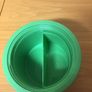 Aladdin termo lunch box. Green and grey. 20oz or .60L Image 2