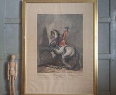 Johann E Ridinger Copperplate Engraving