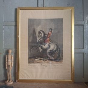Johann E Ridinger Copperplate Engraving