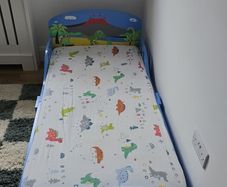 Children's dinosaur bed frame and Mattress