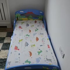 Children's dinosaur bed frame and Mattress