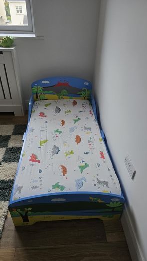 Children's dinosaur bed frame and Mattress