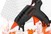 Hot Glue Gun, Fireproof Mini Hot Glue Gun kit with 60pcs Glue Gun Sticks, Fast Heating Small Glue Gun, Anti-Drip Glue Gun for Kids DIY School Craft Projects and Quick Home Repairs, 20W (FREE POSTAGE)