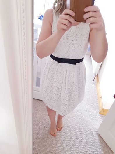 Off White Mini Dress - Size 6-8