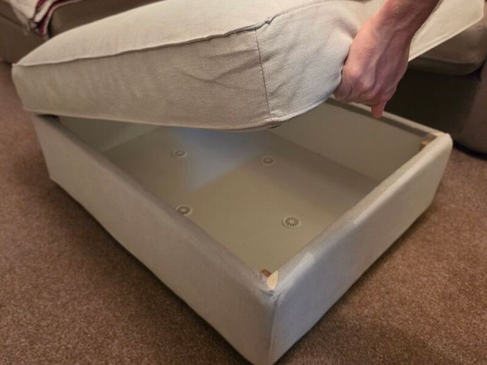 Ottoman (with storage space)