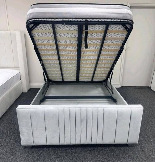 Cream Ottoman Storage Bed,Beds