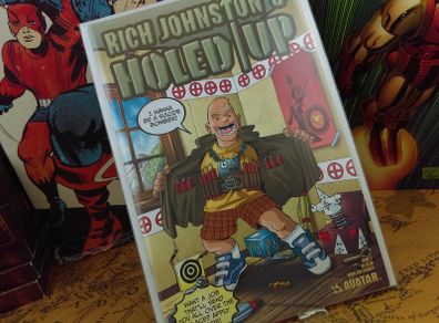 Rich Johnston's Holed Up !  Homeland Security Variant Cover ! 2004 ! by Avatar !