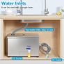 25L Stainless Steel Grease Trap Kitchen Sink Oil Separator Interceptor Image 2