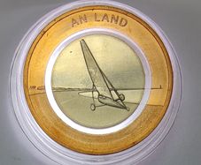 Germany 10 Euro Base Metals (Polymer Ring) Uncirculated Coin 2020 - On Land - Air Moves