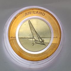 Germany 10 Euro Base Metals (Polymer Ring) Uncirculated Coin 2020 - On Land - Air Moves