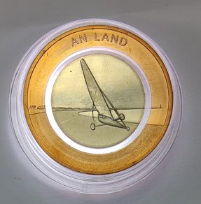 Germany 10 Euro Base Metals (Polymer Ring) Uncirculated Coin 2020 - On Land - Air Moves