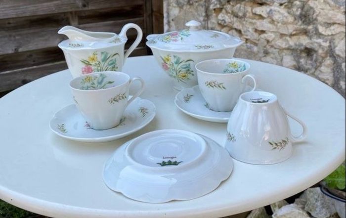 cups  & saucer  Limoges porcelain
