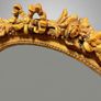 Elegant French Style Gilt Frame Oval Mirror with Bevelled Glass Image 2