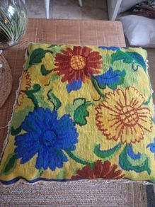 Needle point Cushion Cover