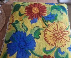 Needle point Cushion Cover