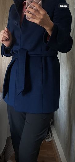 Jaeger belted wool coat . Size 8 -10. V.good condition