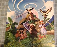 The Legend of Zelda Link's Awakening Poster