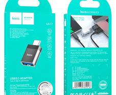 Hoco UA17 Type-C Male to USB Female Adapter Black