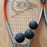 Squash Rackets x 2 + Covers (2) + 3 Squash Balls Image 5
