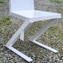 Minimalist Brutalist Metal "Shadow Chair"  Unique Artist One-Off Image 5