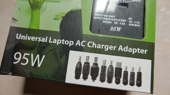 Sumvision Universal Laptop Ac Charger Adapter Power Supply Charger 95w 9 Tips